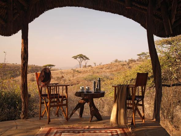 Lewa Safari Camp - Sitting Down 